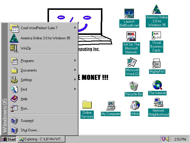 Windows Opening Screen